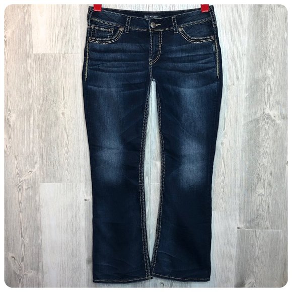Silver Jeans Denim - SILVER Suki Mid Boot Cut Stretch Jeans 32 L 32x33